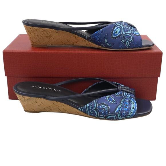 Donald J. Pliner Shoes - Donald J Pliner Andra Slide Wedge Sandal Classic Coastal
